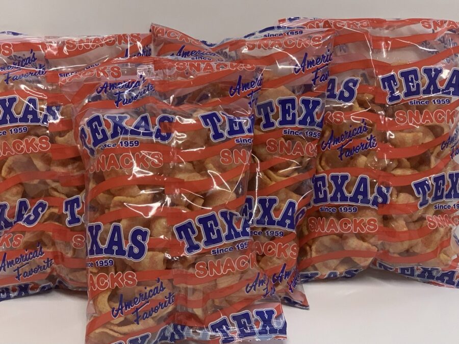 Texas Snaccks Pekoni Chili - chilisipsi 50g pekonilastu - Karkkikuja